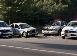 Două persoane grav rănite într-un accident frontal în Germania, lângă Hofheim