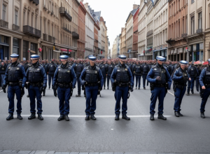 Ofițer de poliție rănit la Dortmund în timpul unui protest: un adolescent a fost arestat