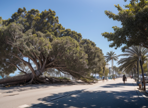 Accident grav la Cannes: Un palmier a căzut peste un producător de film pe promenada Croisette