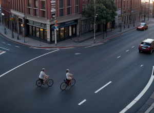 Biciclistă rănită într-un accident rutier în Augsburg, Germania