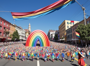 Mii de participanți la CSD Dresda au sărbătorit împotriva urii, în timp ce 130 de neonaziști protestau