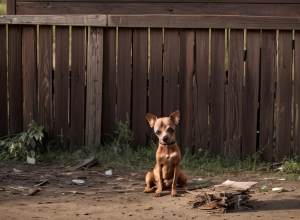 Abandonat fără scrupule: Povestea cățelușului Lotti, aruncat peste un gard de 1,8 metri în Germania