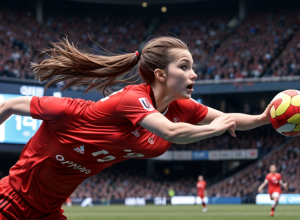 Handbal: Moment șocant în victoria celor de la Füchse Berlin – Starul mondial al handbalului aruncat peste panourile publicitare după un fault dur