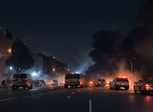 Serie de incendii în Leipzig: mașini electrice au ars în fața primăriei
