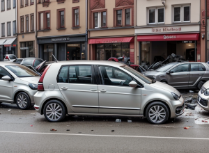 Accident pe o parcare din Lemgo, Germania: Șoferița nu a observat un scuterist adolescent