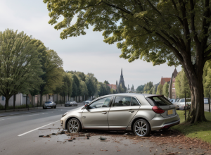 Accident mortal în Germania: Șofer de 61 de ani a decedat după ce a intrat cu mașina într-un copac în Emmerich