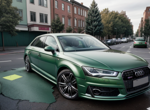 Sticlă căzută, avarie majoră la un Audi în Krefeld, Germania: Poliția caută martori