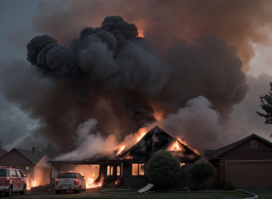 Incendiu mortal în Saxonia Inferioară, Germania: o femeie a pierit în flăcări