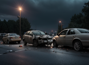 Accident grav la Mannheim: Două mașini s-au ciocnit frontal pe B38
