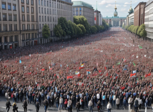 Tensiuni la o demonstrație pro-Palestina în Berlin: Arestări și ofițeri de poliție răniți