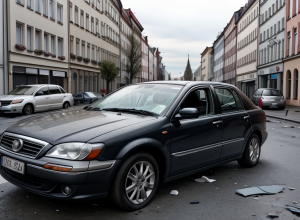 Bani furați dintr-o mașină parcată în Gera, Germania, după spargerea geamului