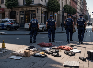 Dealer de droguri a fugit de poliție în Frankfurt și a atacat un ofițer