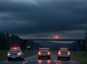 Șofer fără permis oprit pe autostrada A1 din Germania