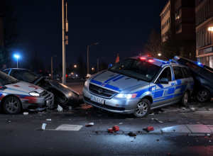 Accident fatal după un jaf în Germania: Mașina tâlharilor a intrat într-o casă, un mort