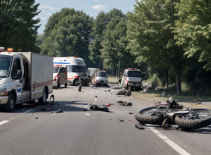 Accident grav în Germania: Un motociclist a pierdut controlul și a lovit o adolescentă pe trotuar