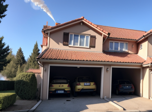 Incendiu la un garaj din Celle, Germania: Pompierii au intervenit rapid