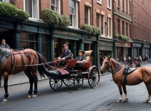 Șoc în Dublin: Un cal de trăsură s-a prăbușit pe stradă sub privirile turiștilor