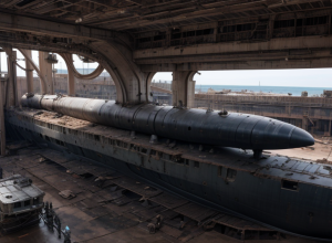 Submarinul nuclear britanic HMS Swiftsure, o legendă a Războiului Rece, este demontat