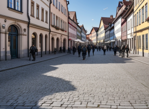 Bărbat atacă o poștăriță și se opune arestării în Augsburg: un polițist, rănit