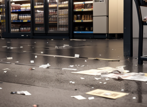 Spargere la un supermarket din Fürth, Germania: Hoții au furat bani dintr-un seif
