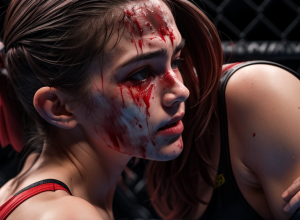 Victorie ULUITOARE în MMA: Luptătorul și-a rupt maxilarul și a pierdut dinți, dar a câștigat meciul la Hamburg
