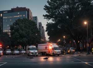 Accident grav la Nürnberg: Un TIR a lovit o femeie de 71 de ani, pietonul este rănit grav