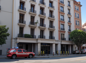 Incident la Wolfsburg: Un locatar în criză psihologică, reținut de poliție după ce s-a baricadat în apartament
