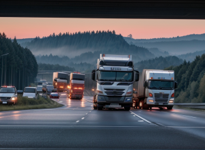 Accident mortal pe autostrada A7 din Germania: Șoferul unui TIR a decedat, posibil din cauze medicale