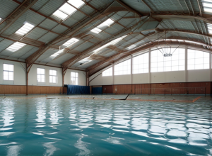 Vandali au inundat o sală de sport din Germania: pagube de sute de mii de euro