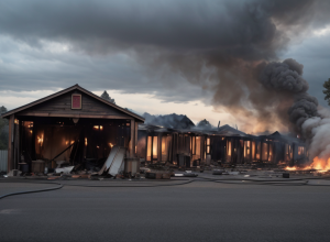 Incendiu la un magazin de bricolaj din Korbach: Sursa, posibil un dispozitiv cu flacără pentru buruieni
