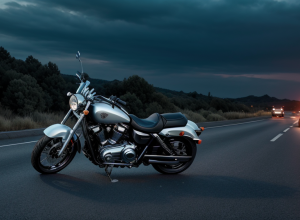 Urmărire ca-n filme în Germania: Motociclist fugea de poliție până i s-a golit rezervorul. Era fără permis și drogat