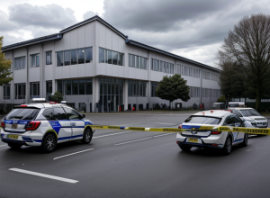 Operațiune amplă a poliției la o școală din Eckernförde, după ce elevii ar fi văzut o persoană cu armă