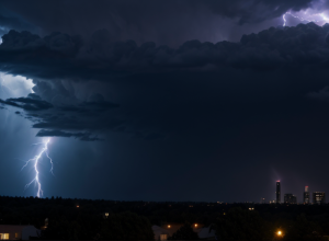 Fulgerul a distrus electronice la un azil de bătrâni din Ulm