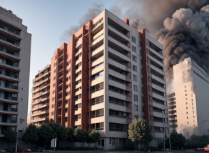 Incendiu în Bochum: O grămadă de gunoi a făcut o clădire de apartamente nelocuibilă
