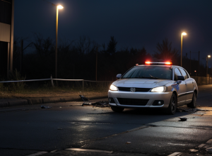 Şofer beat a intrat cu maşina într-un gard în Erfurt: Peste 2 promile de alcool, poliţia a fost alertată de un prieten