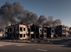 Germania: Incendiu puternic a distrus o casă nelocuită, pagube de sute de mii de euro