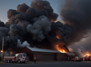 Incendiu la un centru de refugiați din Germania: Toți cei 40 de locatari au fost salvați