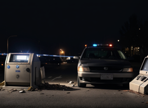 Spargere la un automat de parcare în Germania: Vandalii au produs pagube de mii de euro
