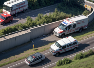 Accident fatal pe autostrada A8 din Germania: Șoferul a murit după ce un pneu a explodat
