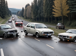 Doi răniți grav într-un accident rutier între un Opel și un VW pe drumul B176 din Germania