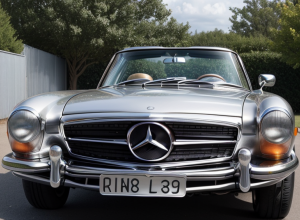Maşină clasică Mercedes 560 SL în valoare de 40.000 de euro, furată dintr-un garaj din Wismar