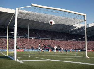 Dovedit video: Golul "Wembley" din Germania nu a fost! BFC Preussen promovează după o fază controversată