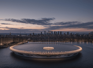 Hamburg planifică o scenă olimpică gigantică pe lacul Binnenalster pentru o potențială candidatură