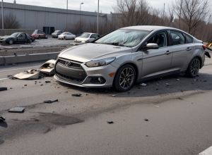Accident grav în Bielefeld: Un tânăr șofer de BMW s-a izbit de un perete de beton pe Ostwestfalendamm