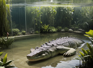 Crocodilul Knöpfchen, confiscat într-o grădină din Germania, ar putea fi salvat de grădini zoologice europene