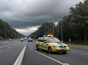 Șofer de taxi din Ulm, prins cu 119 km/h în timpul unui control radar: Ce amendă riscă