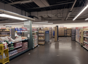 Spargere la supermarket în Germania: hoții au furat țigări de zeci de mii de euro