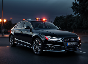 Urmărire ca în filme în Germania: Un șofer de 19 ani a fugit de poliție cu un Audi în Gevelsberg