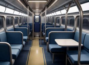 Incident șocant într-un tren regional lângă Hanovra: Un tânăr de 18 ani s-a dezbrăcat în fața pasagerelor