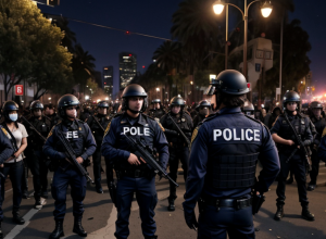 Los Angeles: Confruntări violente între poliție și mii de protestatari, a șasea zi de tulburări împotriva deportărilor